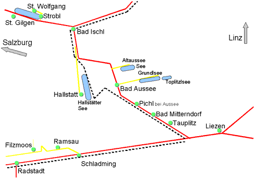 Hallstatt, Austria  Location Map