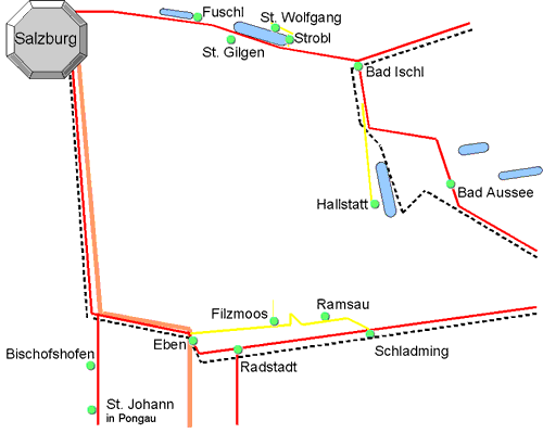 Ramsau am Dachstein, Austria Location Map
