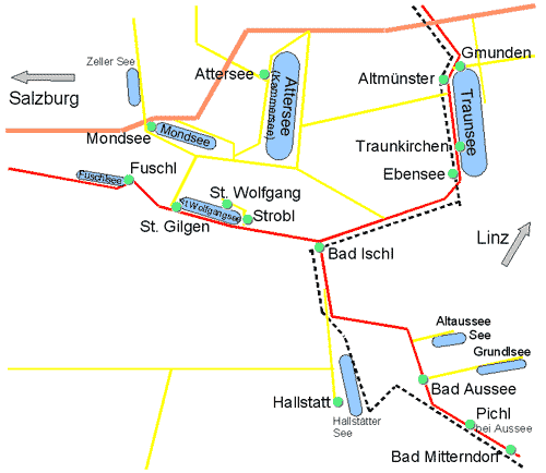 Ebensee, Salzkammergut Location