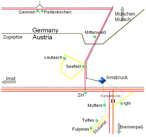 Seefeld, Austria Location Map