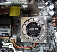 ASUS A8N-SLI deluxe PC Motherboard & Fan